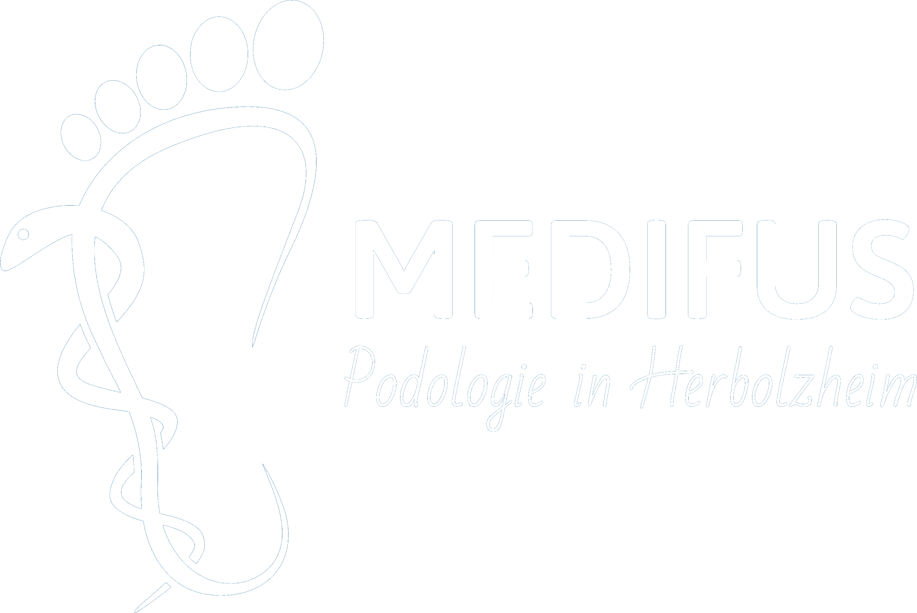 Medifus Herbolzheim Logo weiß